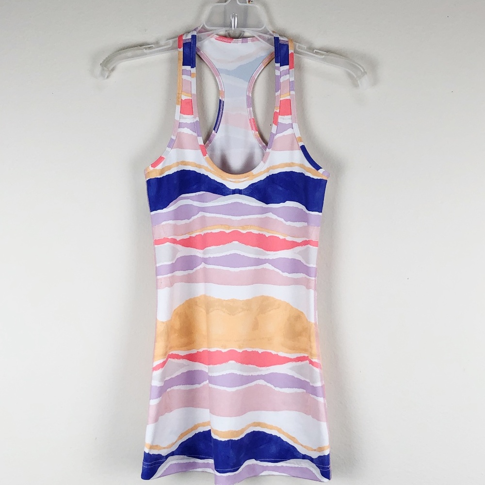 Lululemon Bleacher Stripe Cool Racerback